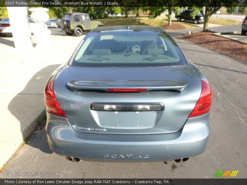 Midnight Blue Metallic / Ebony 2007 Pontiac Grand Prix Sedan