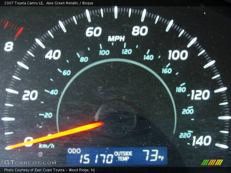 Aloe Green Metallic / Bisque 2007 Toyota Camry LE