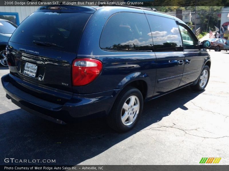 Midnight Blue Pearl / Dark Khaki/Light Graystone 2006 Dodge Grand Caravan SXT