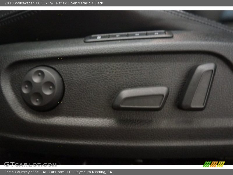 Reflex Silver Metallic / Black 2010 Volkswagen CC Luxury