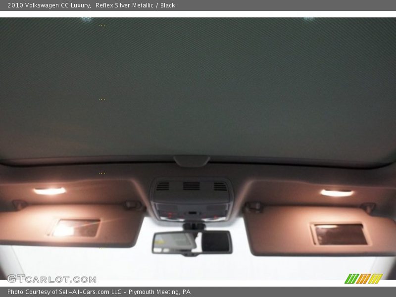 Reflex Silver Metallic / Black 2010 Volkswagen CC Luxury