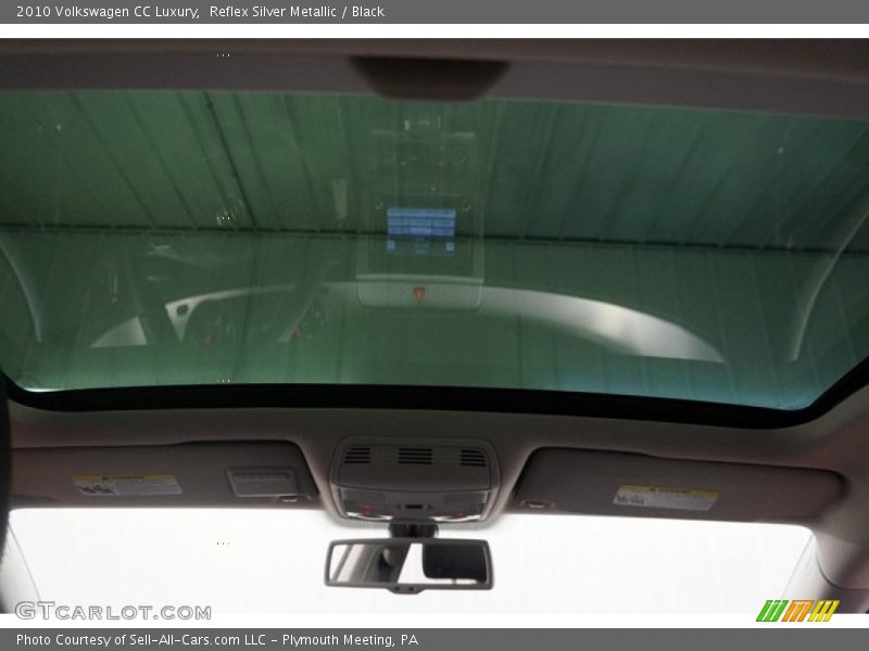 Reflex Silver Metallic / Black 2010 Volkswagen CC Luxury
