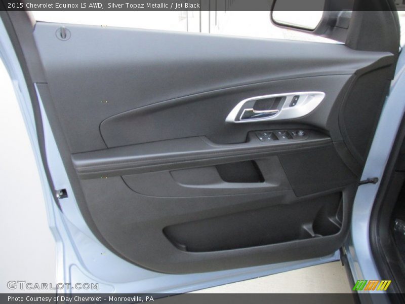 Silver Topaz Metallic / Jet Black 2015 Chevrolet Equinox LS AWD