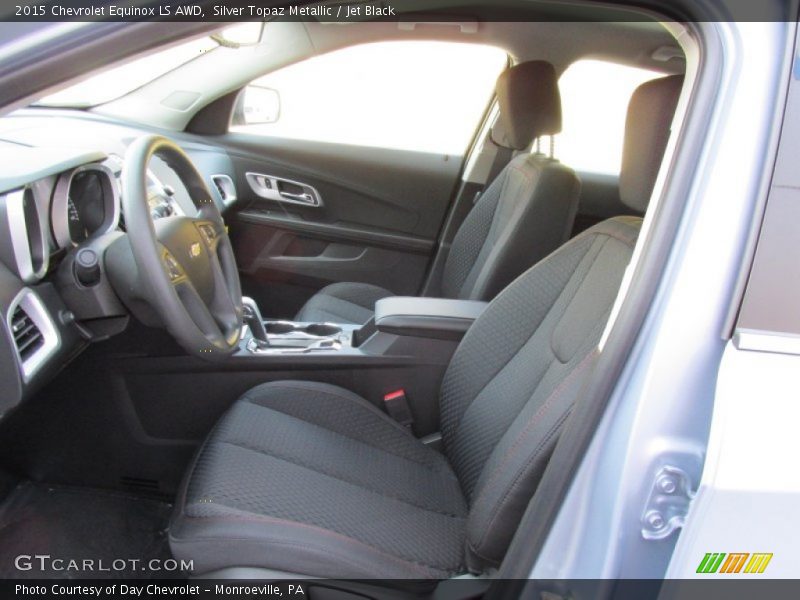 Silver Topaz Metallic / Jet Black 2015 Chevrolet Equinox LS AWD
