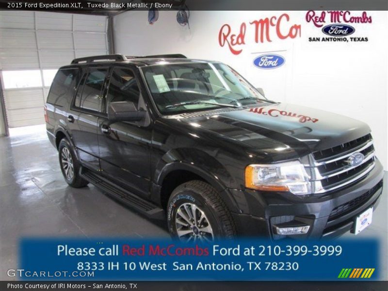 Tuxedo Black Metallic / Ebony 2015 Ford Expedition XLT