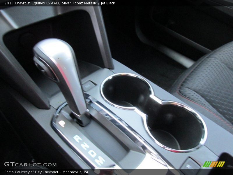 Silver Topaz Metallic / Jet Black 2015 Chevrolet Equinox LS AWD