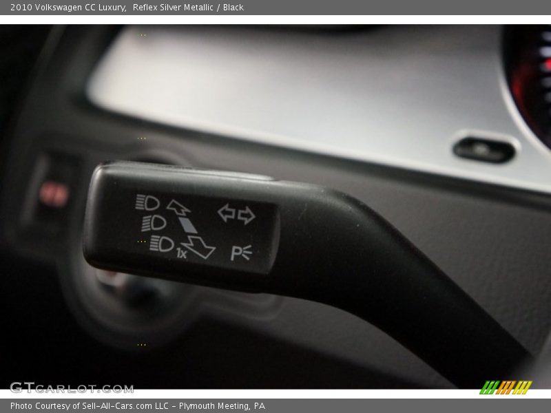 Reflex Silver Metallic / Black 2010 Volkswagen CC Luxury