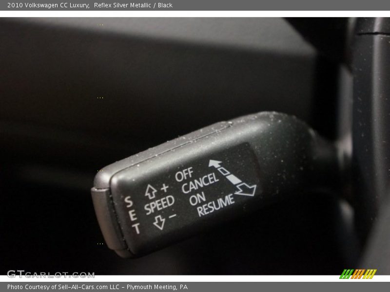 Reflex Silver Metallic / Black 2010 Volkswagen CC Luxury