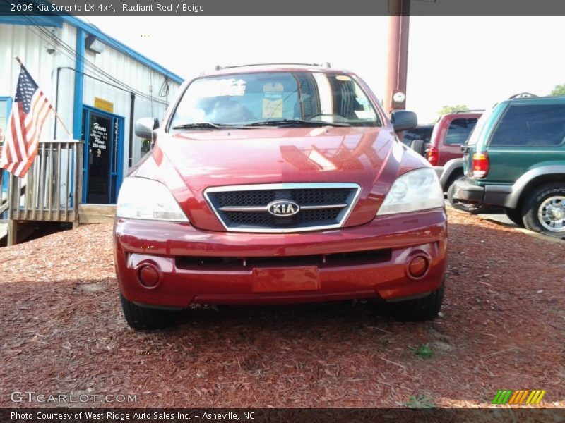 Radiant Red / Beige 2006 Kia Sorento LX 4x4