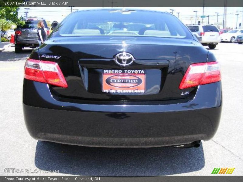 Black / Ash 2007 Toyota Camry LE
