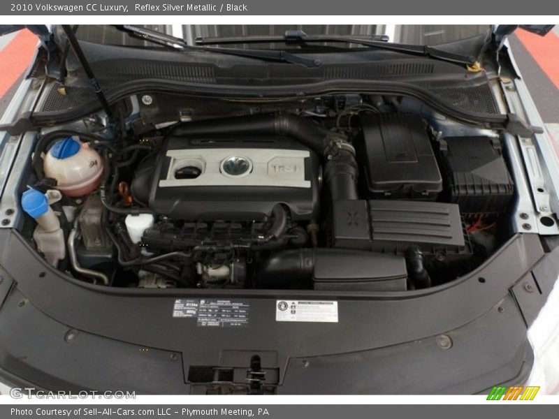 Reflex Silver Metallic / Black 2010 Volkswagen CC Luxury
