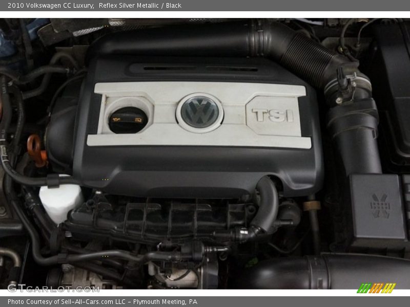 Reflex Silver Metallic / Black 2010 Volkswagen CC Luxury