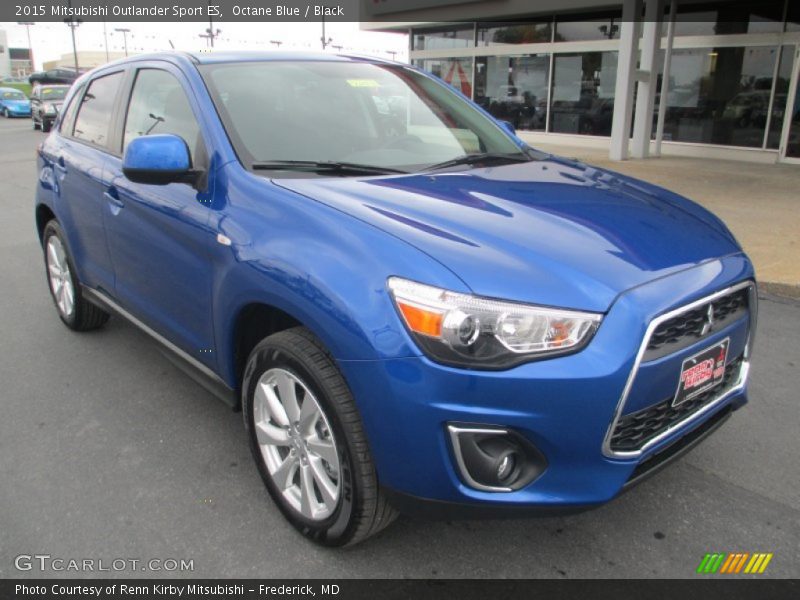 Octane Blue / Black 2015 Mitsubishi Outlander Sport ES
