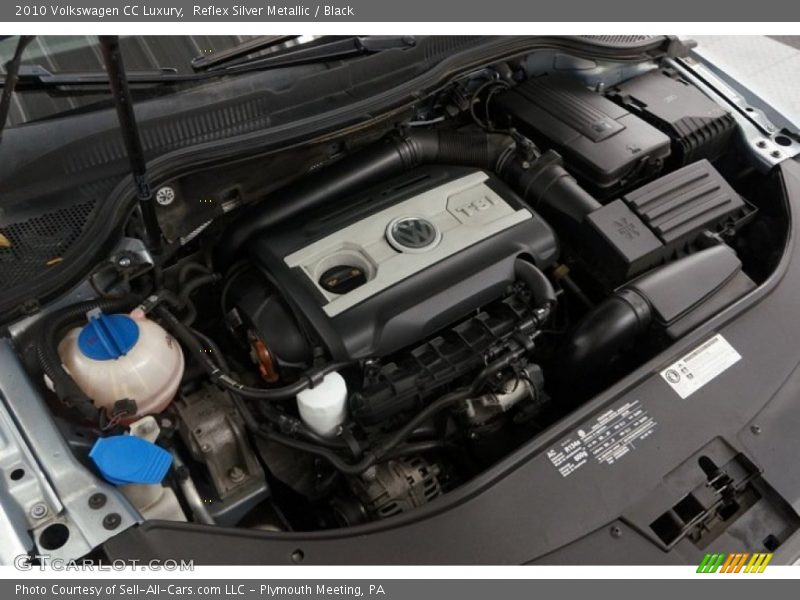Reflex Silver Metallic / Black 2010 Volkswagen CC Luxury