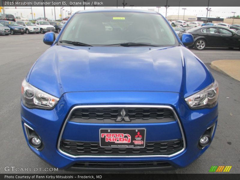 Octane Blue / Black 2015 Mitsubishi Outlander Sport ES