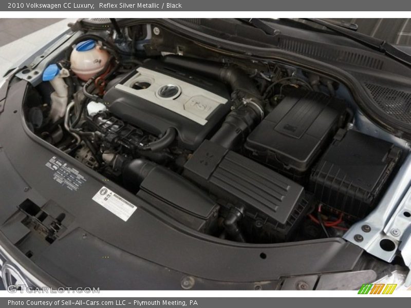 Reflex Silver Metallic / Black 2010 Volkswagen CC Luxury