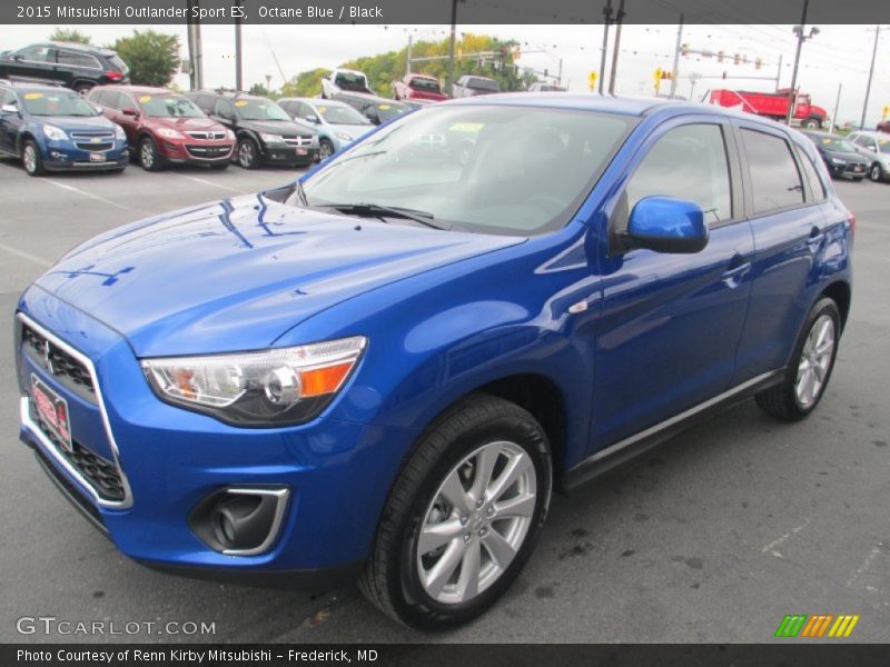 Octane Blue / Black 2015 Mitsubishi Outlander Sport ES