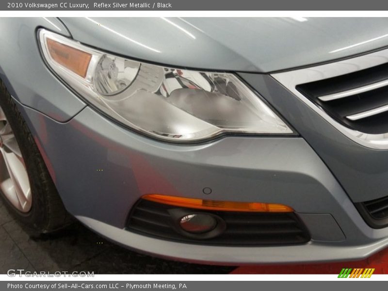 Reflex Silver Metallic / Black 2010 Volkswagen CC Luxury