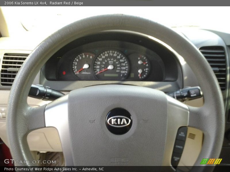 Radiant Red / Beige 2006 Kia Sorento LX 4x4