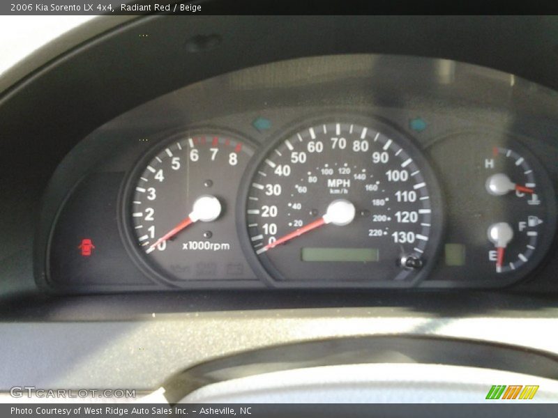 Radiant Red / Beige 2006 Kia Sorento LX 4x4