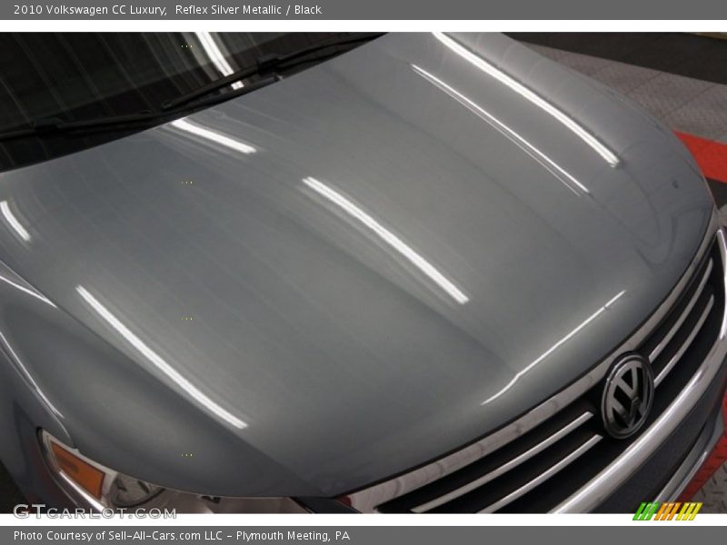 Reflex Silver Metallic / Black 2010 Volkswagen CC Luxury