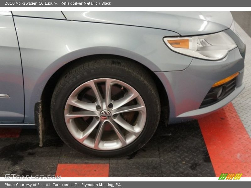 Reflex Silver Metallic / Black 2010 Volkswagen CC Luxury