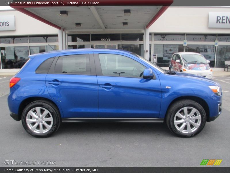 Octane Blue / Black 2015 Mitsubishi Outlander Sport ES