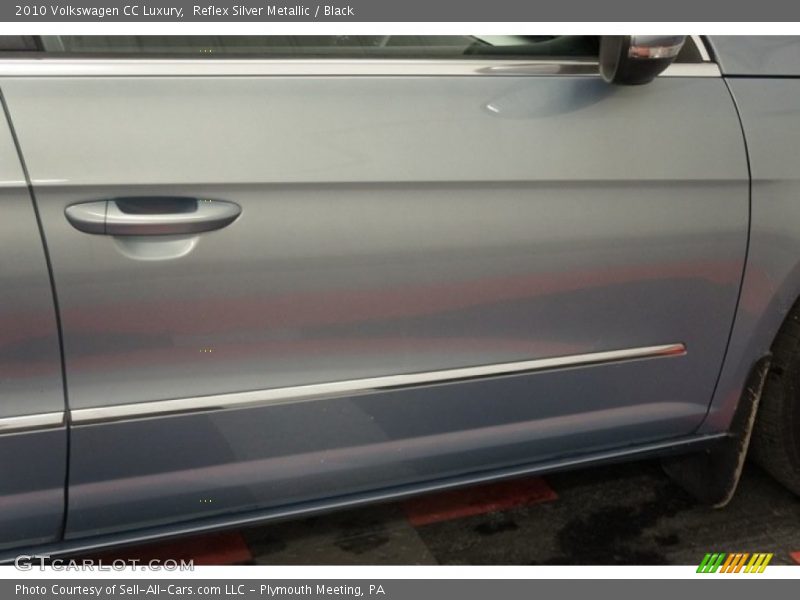Reflex Silver Metallic / Black 2010 Volkswagen CC Luxury