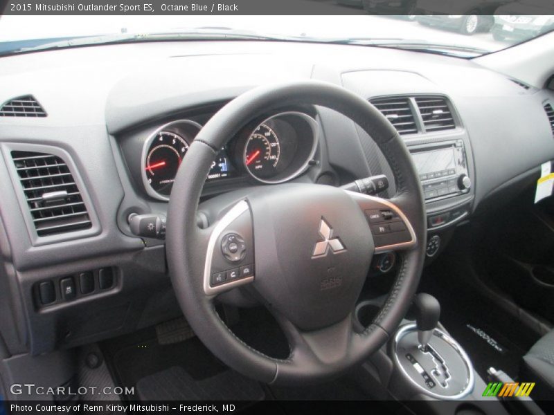 Octane Blue / Black 2015 Mitsubishi Outlander Sport ES
