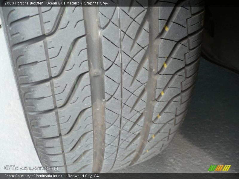 Ocean Blue Metallic / Graphite Grey 2000 Porsche Boxster