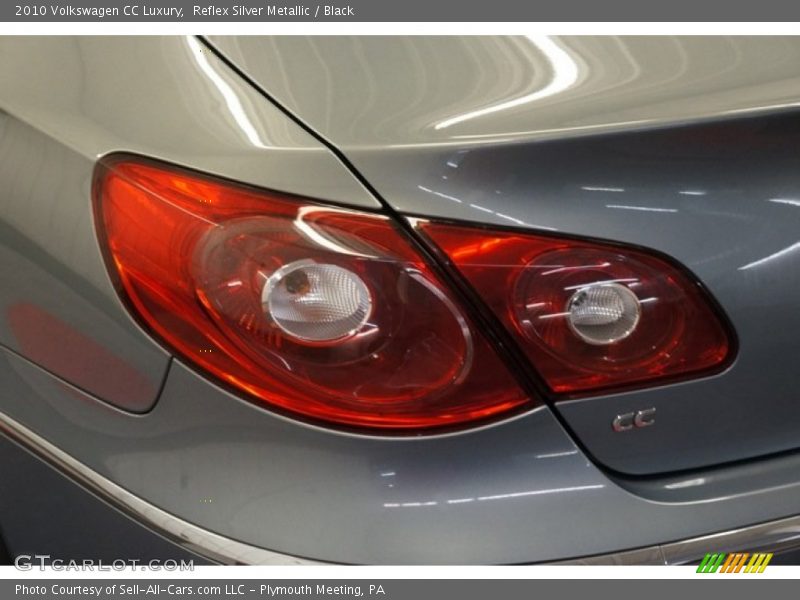 Reflex Silver Metallic / Black 2010 Volkswagen CC Luxury