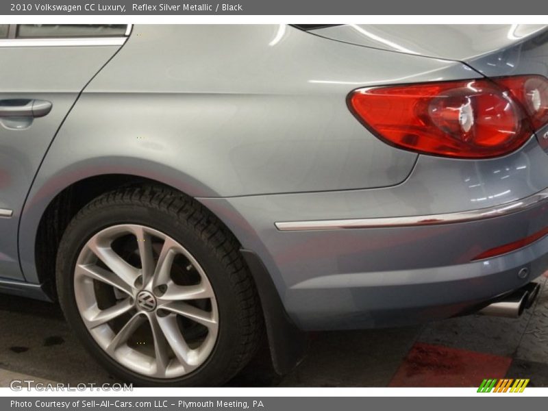 Reflex Silver Metallic / Black 2010 Volkswagen CC Luxury