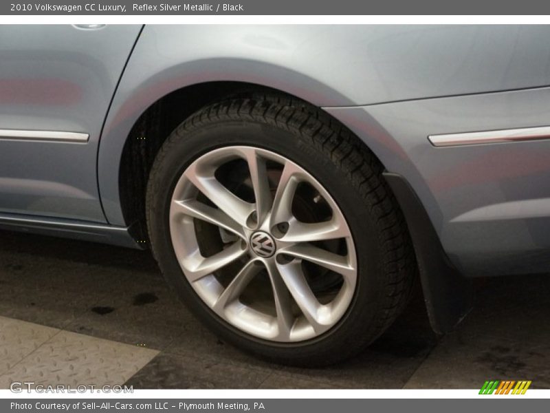 Reflex Silver Metallic / Black 2010 Volkswagen CC Luxury