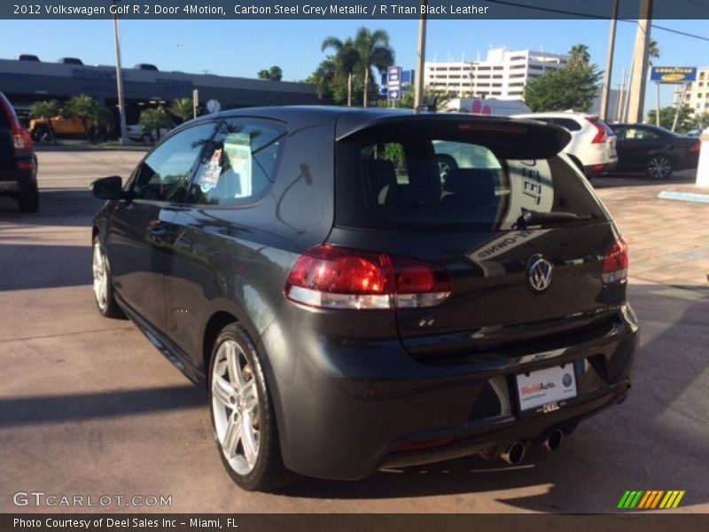 Carbon Steel Grey Metallic / R Titan Black Leather 2012 Volkswagen Golf R 2 Door 4Motion