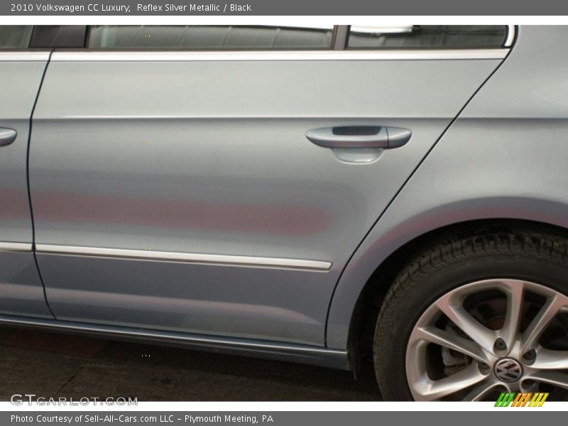 Reflex Silver Metallic / Black 2010 Volkswagen CC Luxury