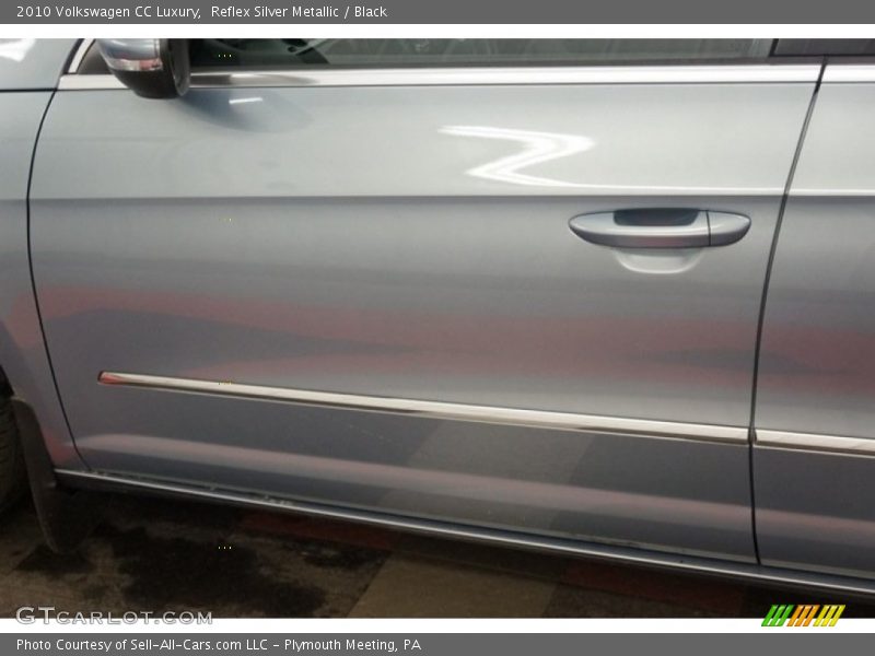 Reflex Silver Metallic / Black 2010 Volkswagen CC Luxury