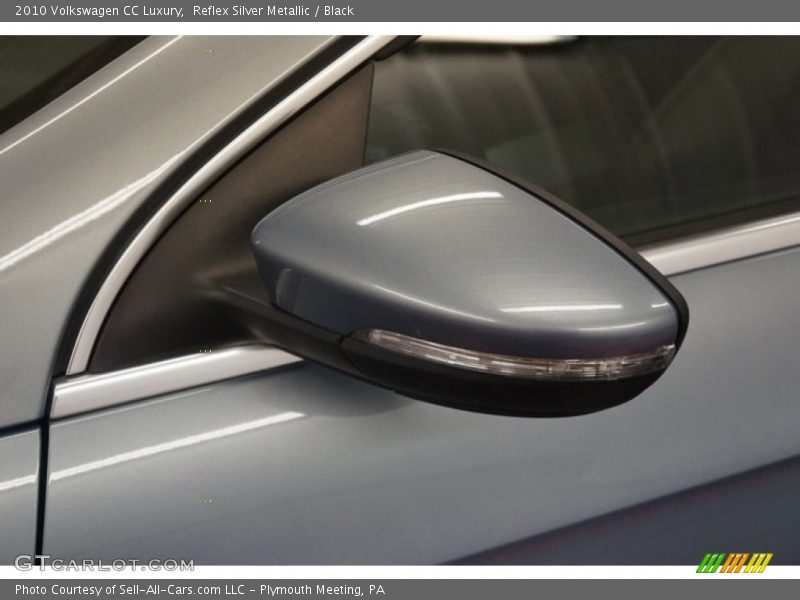 Reflex Silver Metallic / Black 2010 Volkswagen CC Luxury