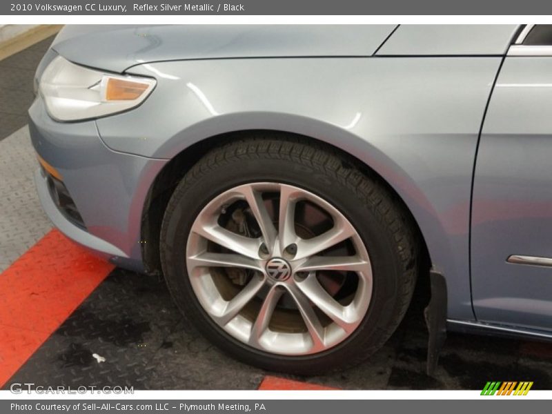 Reflex Silver Metallic / Black 2010 Volkswagen CC Luxury