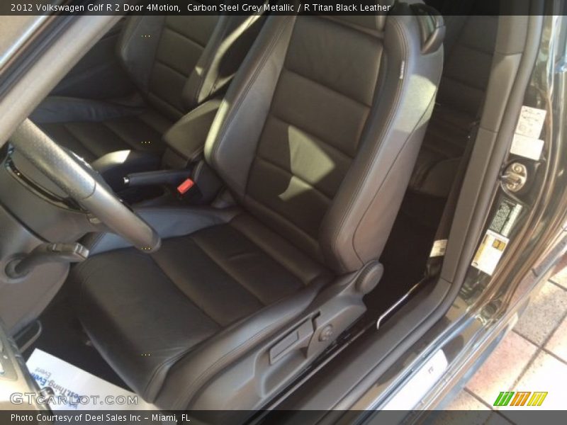 Carbon Steel Grey Metallic / R Titan Black Leather 2012 Volkswagen Golf R 2 Door 4Motion