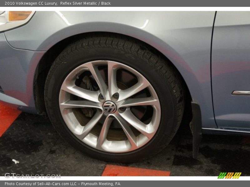 Reflex Silver Metallic / Black 2010 Volkswagen CC Luxury