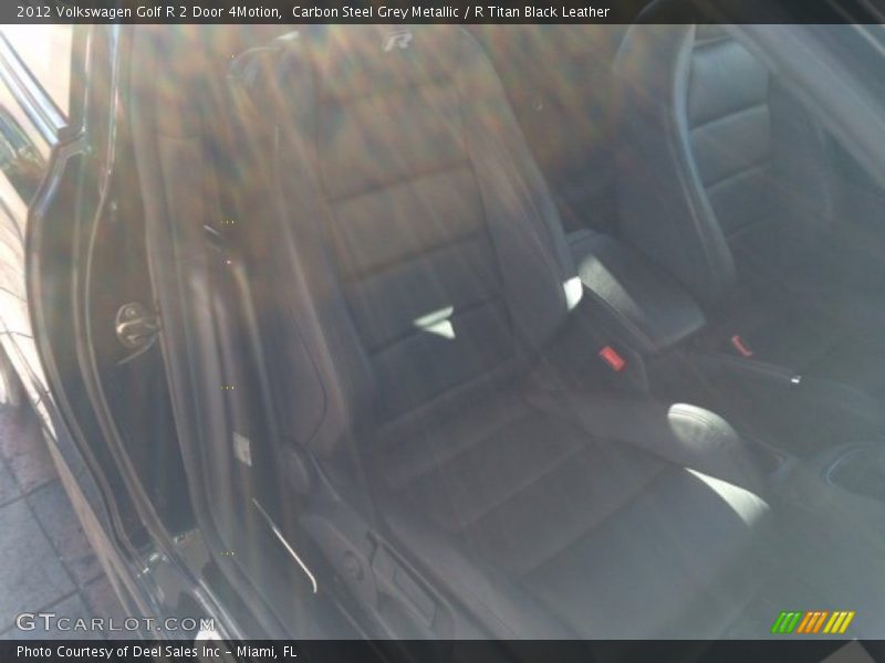 Carbon Steel Grey Metallic / R Titan Black Leather 2012 Volkswagen Golf R 2 Door 4Motion