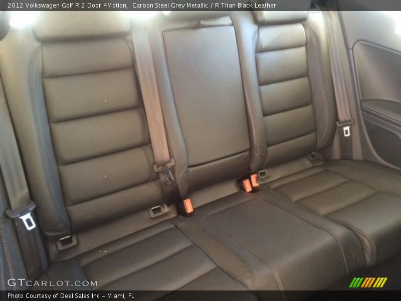 Carbon Steel Grey Metallic / R Titan Black Leather 2012 Volkswagen Golf R 2 Door 4Motion