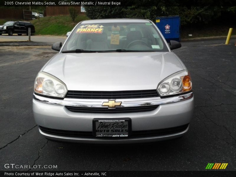 Galaxy Silver Metallic / Neutral Beige 2005 Chevrolet Malibu Sedan
