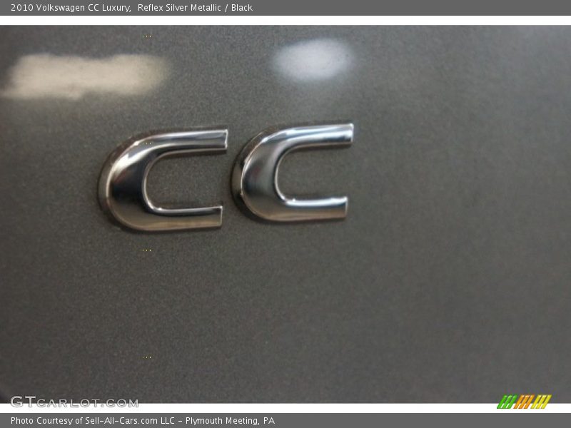 Reflex Silver Metallic / Black 2010 Volkswagen CC Luxury