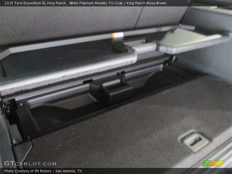 White Platinum Metallic Tri-Coat / King Ranch Mesa Brown 2015 Ford Expedition EL King Ranch
