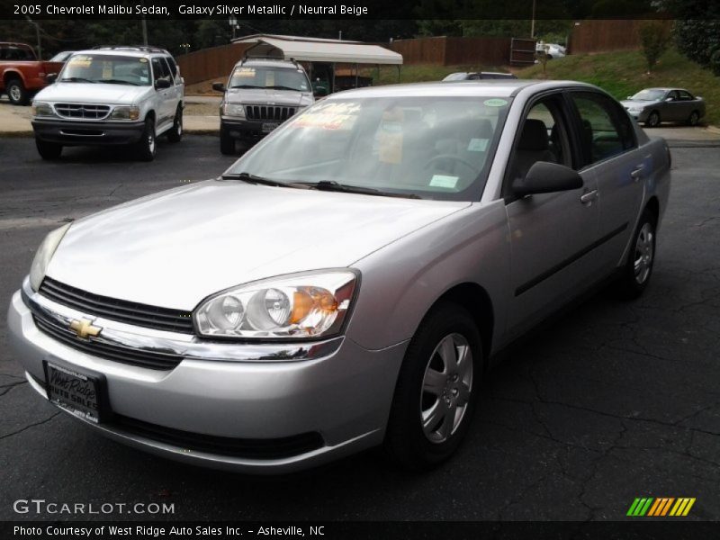 Galaxy Silver Metallic / Neutral Beige 2005 Chevrolet Malibu Sedan