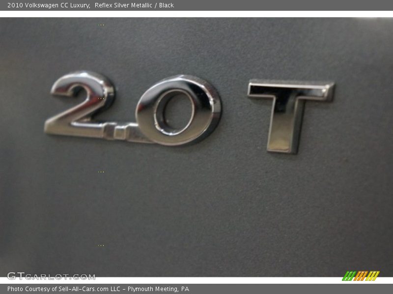 Reflex Silver Metallic / Black 2010 Volkswagen CC Luxury