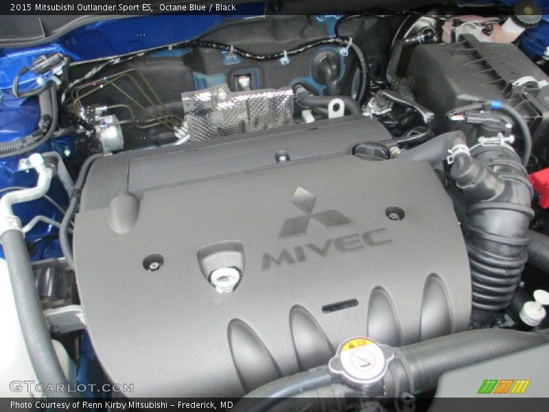 Octane Blue / Black 2015 Mitsubishi Outlander Sport ES