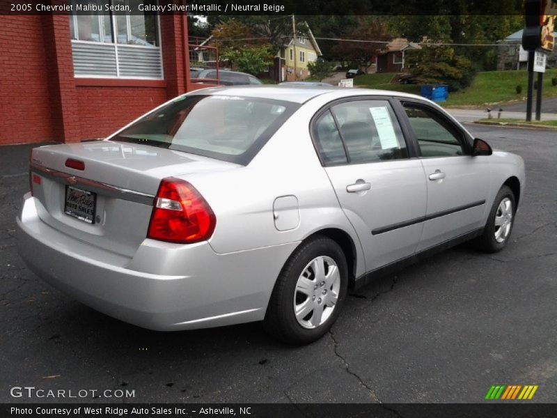 Galaxy Silver Metallic / Neutral Beige 2005 Chevrolet Malibu Sedan