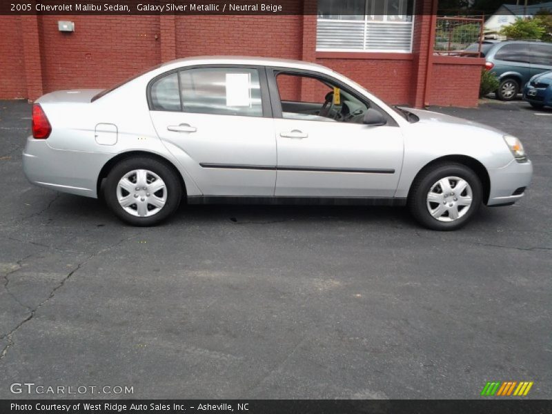 Galaxy Silver Metallic / Neutral Beige 2005 Chevrolet Malibu Sedan